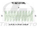 Пружина для лифтинга + 2 дюйма (50мм) - (TI) (RR/LH) JIMNY JB23/JB33/JB43 (98-) H = 353 mm. Сторона установки: REAR Артикул: TI SZ 011RL